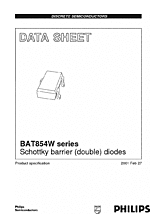 DataSheet BAT854SW pdf